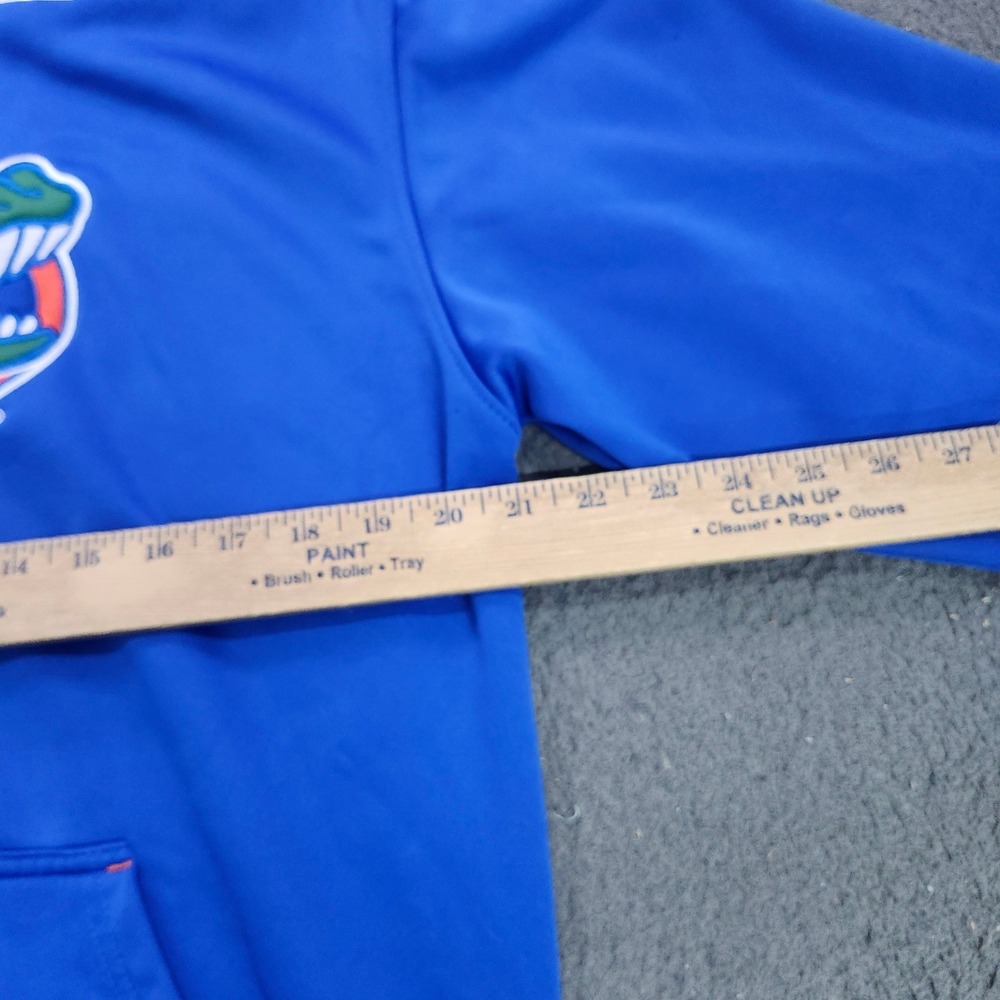 Florida Gators Hoodie Mens Medium Blue Orange Section 101 Pullover Majestic - Picture 3 of 6